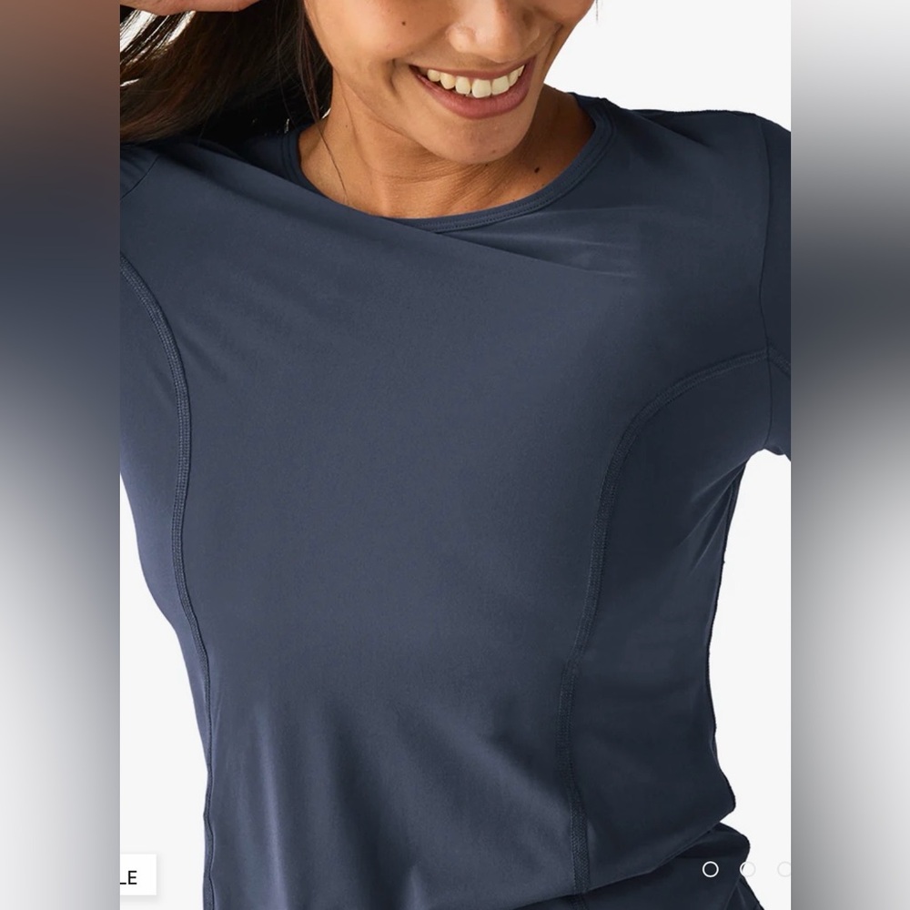 NWT Beyond Yoga Power beyond Lite Air Shield Long Sleeve Athletic Top - Grey - L - Picture 4 of 13